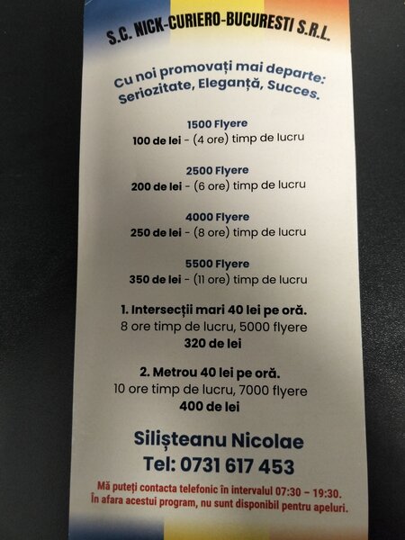 S.C Nick - Curiero - Bucuresti S.R.L
